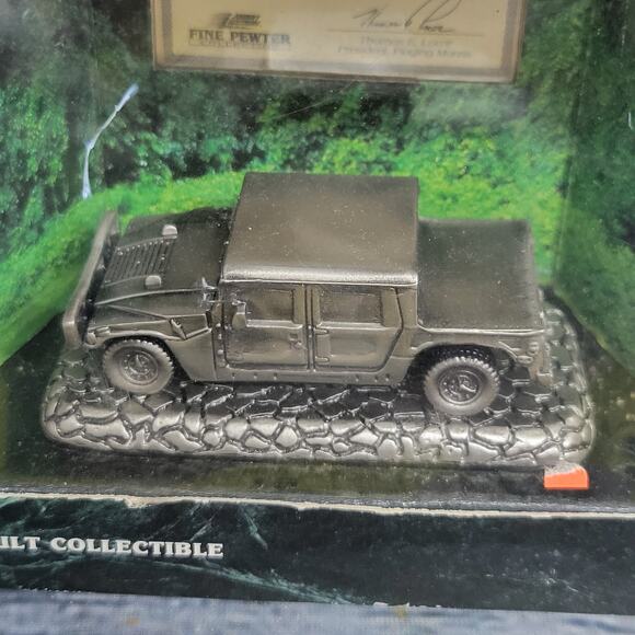 Johnny Lightning 1/64 Fine Pewter Hummer 1999 8.3 Oz pewter - Picture 3 of 9